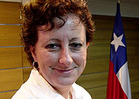 Claudia González, jefa del Departamento de<br>Epidemiología del Ministerio de<br>Salud de Chile