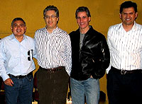 Dres. Rolando Robles, Benigno Valda, <br>Andrés Pumarino y Sr. Pablo Varas