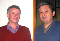 Dr. Raúl Riquelme y<br>José Ignacio Corces