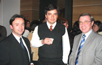 Jorge Vidal, Dr. Marcelo<br>Césped, Rodolfo Salinas.