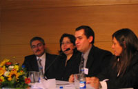 Dr. Gianni Rivera, Dra. Rossana Villalobos,<br>Dr. Juan Molina y Dra. Pamela Zelada