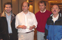 Dr. John Bohle, Dr. Andrés Steuer,<br>Dr. Carlos Schultz y Dr. Juan Antonio Pérez