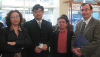 Dra. Pilar Iturriaga, Dr. Rodrigo Coloma,<br>Dr. Juan Cuevas y Dr. Alejandro Zavala