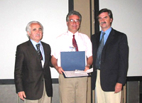 Rafael Díaz, Dr. Claudio Navarrete<br>y Dr. Rodrigo Ponce