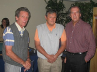 Dr. Guido Behrn, Dr. Carlos<br>de la Barrera y Dr. Óscar Azócar