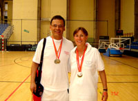 Sra Ingrid Ramdohr y Dr. Juan Donoso