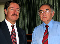 Sr. Sigfried King y Dr. Luis Martínez