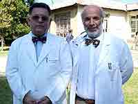 Dr. Jorge Nogales junto al <br>Dr. Eugenio Tenhamm