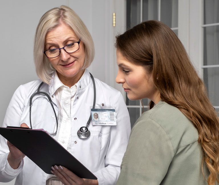 Salud de la mujer en el centro