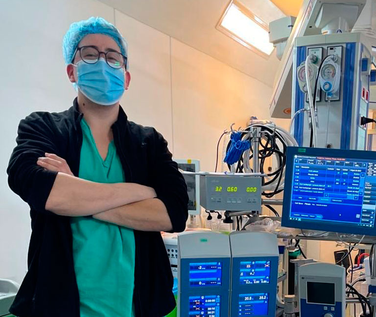 “Conocí distintos enfoques en el manejo de pacientes críticos”