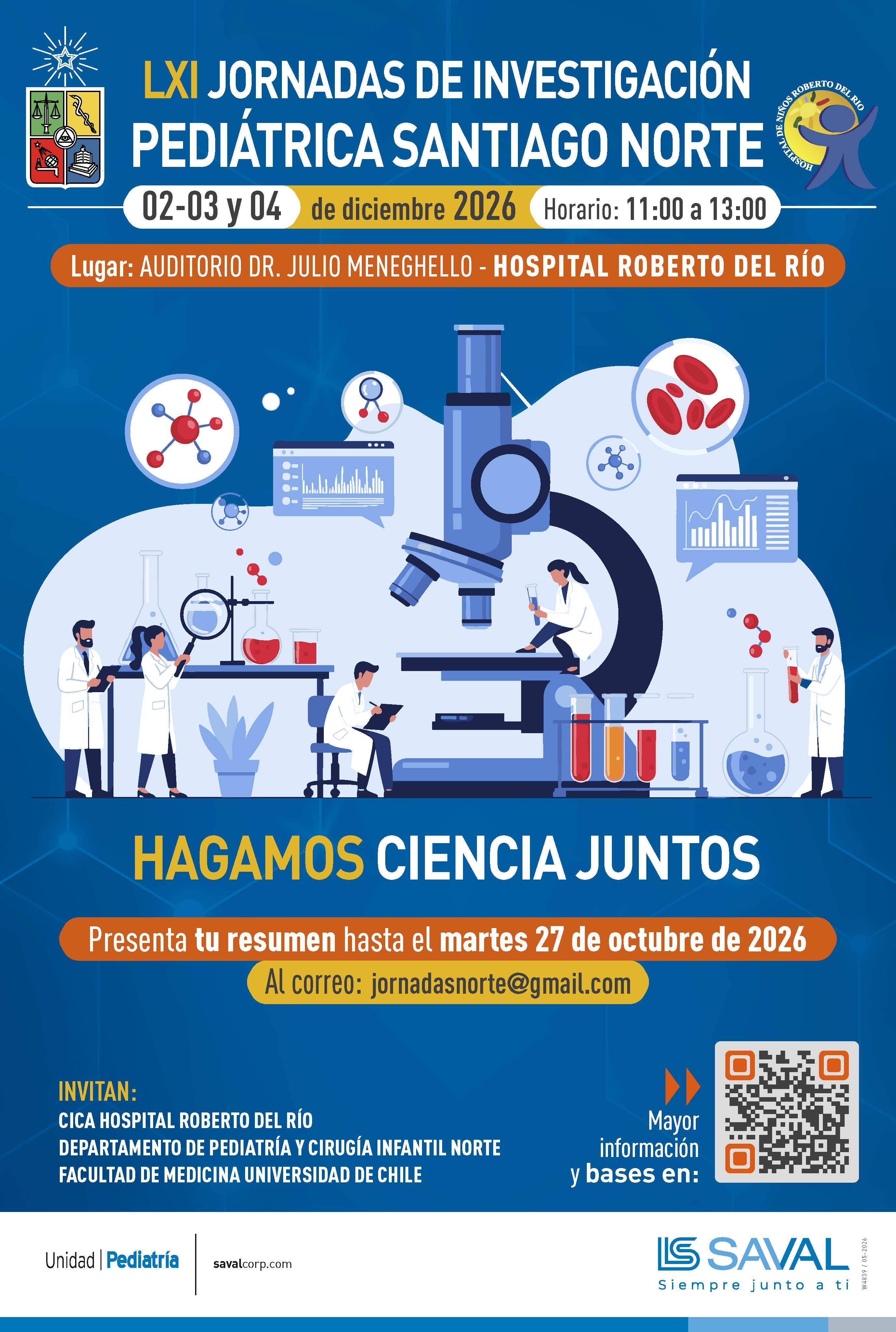LXI Jornadas de Investigación Pediátrica Santiago Norte