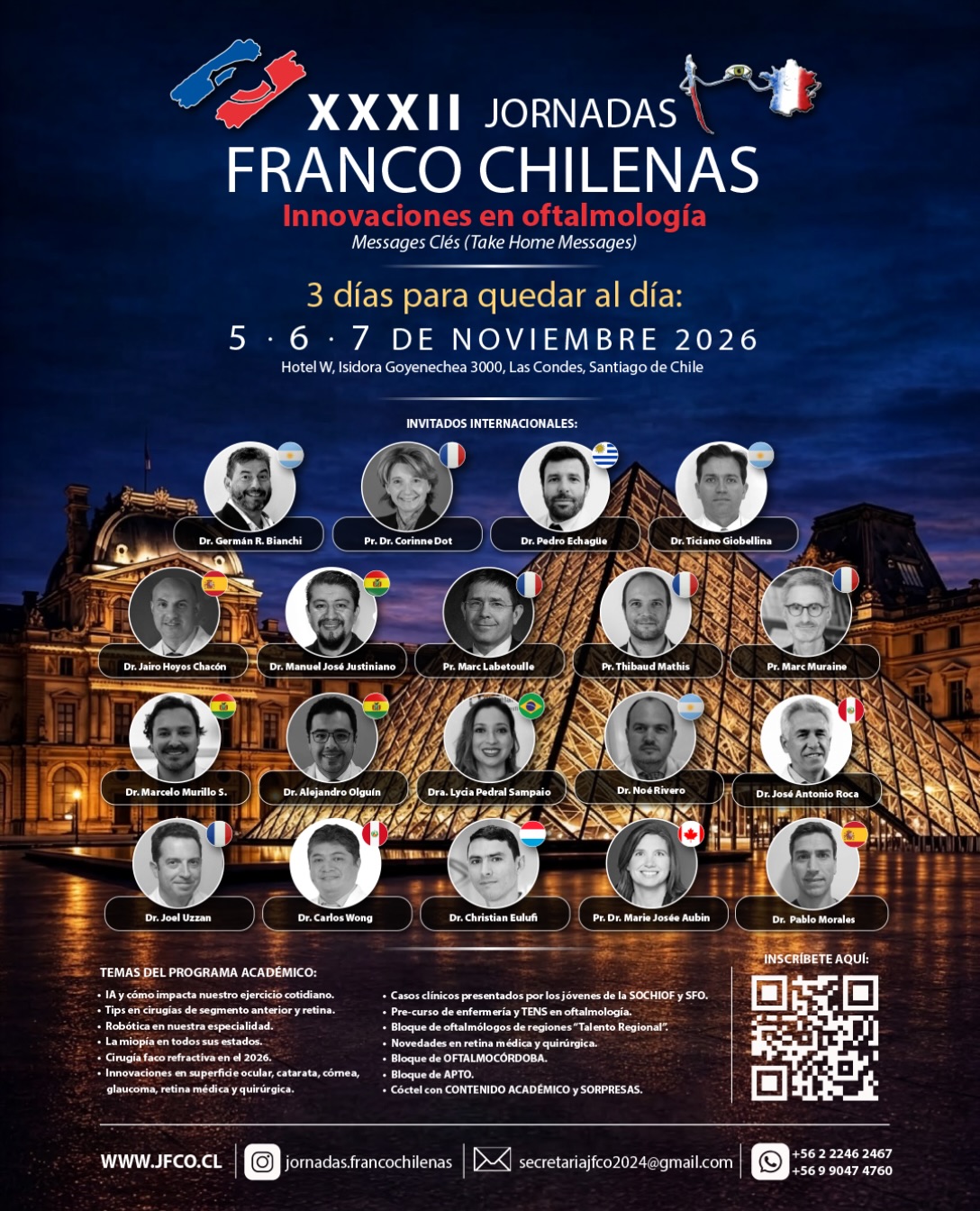 XXXII Jornadas Franco-Chilenas de Oftalmología