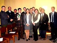 Médicos participantes junto al equipo<br>de Laboratorios SAVAL de Temuco