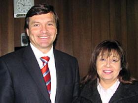 Sr. Luis Alberto Lindermeyer y Sra. Patricia Pineda