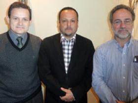 Dres. Jorge Bevilacqua, Mario Fuentealba y Alberto Rosa