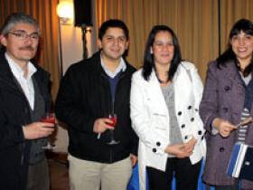 Dres. Gianni Rivera, Alvaro Retamales, Jacqueline Fierro y Patricia Mella