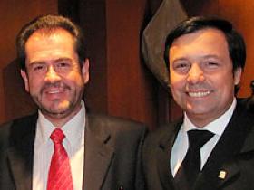 Dr. José Manuel Novoa y Sr. Alejandro Villarzú