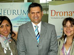 Dra. Pamela Bustamante, Sr. Pablo Varas y Dra. Margarita Rivas