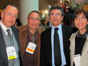 Dres. Patricio Cerón, Hans González, Guillermo Alvear y Sara González