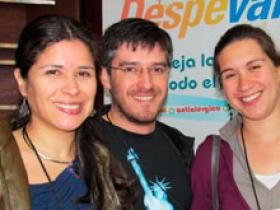 Dres Tatiana Superlano, Jared Oyarzún y Valeria Olavarría