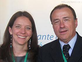 Dra. Rosa María Balcells y Sr. Karoly Casanova