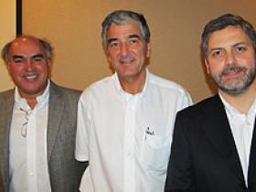 Dres. Ricardo Yáñez, José Manuel Escala y Felipe Cavagnaro