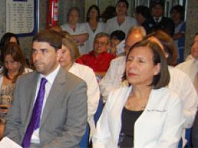 Sr. Pablo Ibarra y Dra. María Angélica Barría