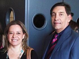 Dra. Viviana Herrera y Sr. Jorge García