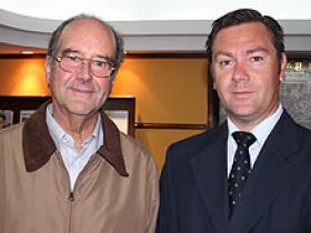 Dr. Francisco Larraín y Sr. Alejandro González