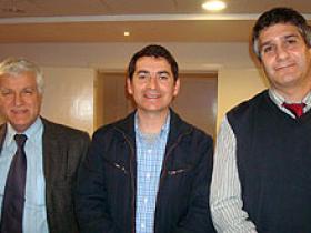Dres. Rolando Reinbach, Freddy Constanzo y Jorge Espejo