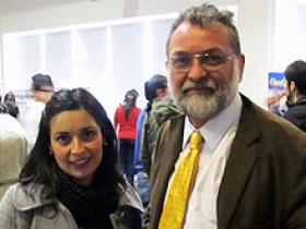 Srta. Carolina Núñez y Dr. Juan Carlos Besser