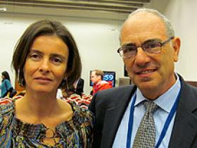 Dres. Claudia Cárcamo y Lawrence Steinman