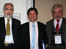 Dres. Jorge Cabrera, Mauricio Tohen y Pedro Retamal
