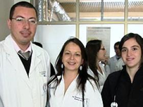 Dres. Cristián Calderón, Macarena Zenteno y Valeria Pozo