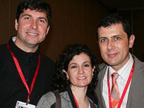 Dres. J. Carlos De la cuadra, Claudia Carvajal y Claudio Nazar