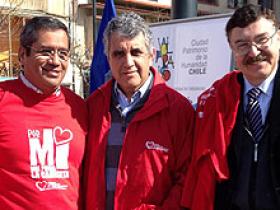 Dres. Carlos Astudillo, Ernesto Aránguiz y Carlos Rodríguez