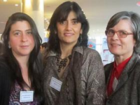 Dras. Andrea González, Paulina Venegas y Gloria San Miguel