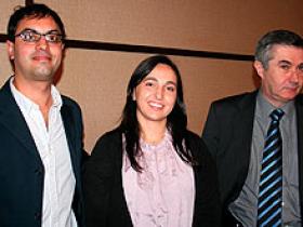 Dres. Jorge Sastre, Marulú Budinich y Mario Grossman