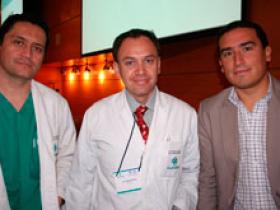 Dres. Alfredo Umaña, Rodrigo Rosas y Álvaro Mardones