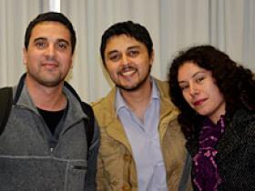 Dres. Jorge Romero, Felipe Bustos y Paulina Contreras
