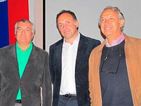 Dr. Óscar García, Klogo. Raúl Urbina y Msc. Carlos Saavedra