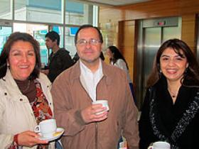 Dres. Ana María Vinet, Daniel Troya y Paola Garcés