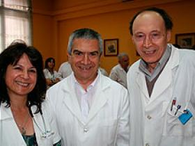 Dres. Rosa Chea, Marcelo Unda y Valdemar Venegas