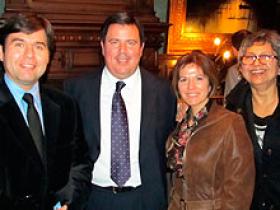 Dres. Rodrigo Sagüés, Luis Álvarez, Ximena Vila y Fanny Henríquez