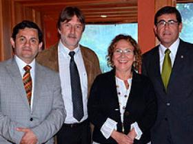 Dres. Claudio Flores, Fernando Uherek, Marianela Caro y Patricio Altamirano