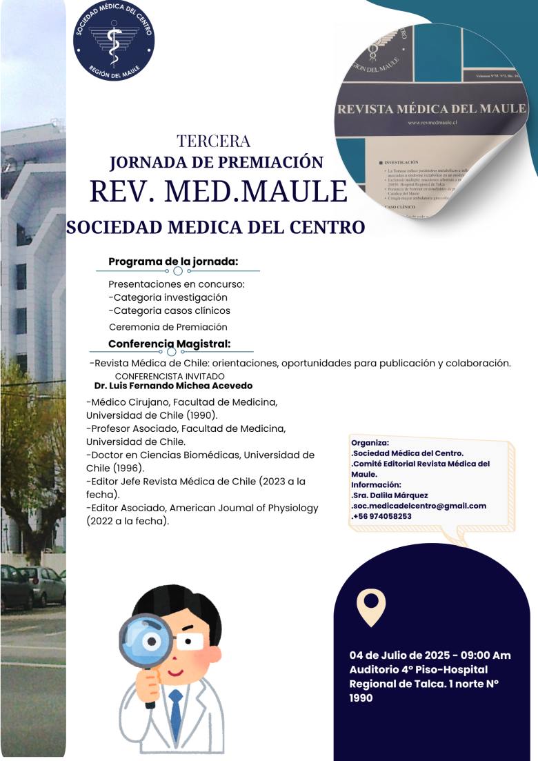 Tercera Jornada de Premiación Revista Médica del Maule