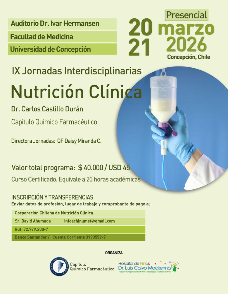 IX Jornadas Interdisciplinarias de Nutrición Clínica