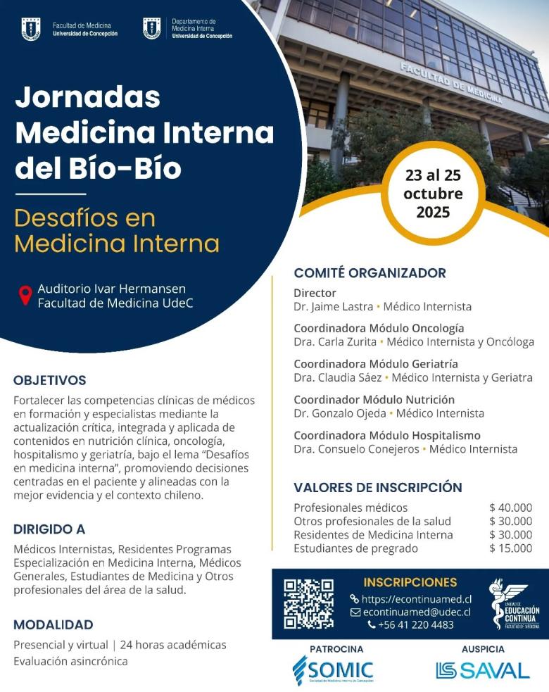 medicina interna, capacitacion, udec