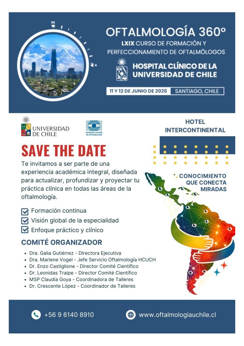 LXIX Curso de Formación y Perfeccionamiento de Oftalmólogos
