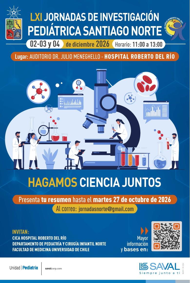 LXI Jornadas de Investigación Pediátrica Santiago Norte